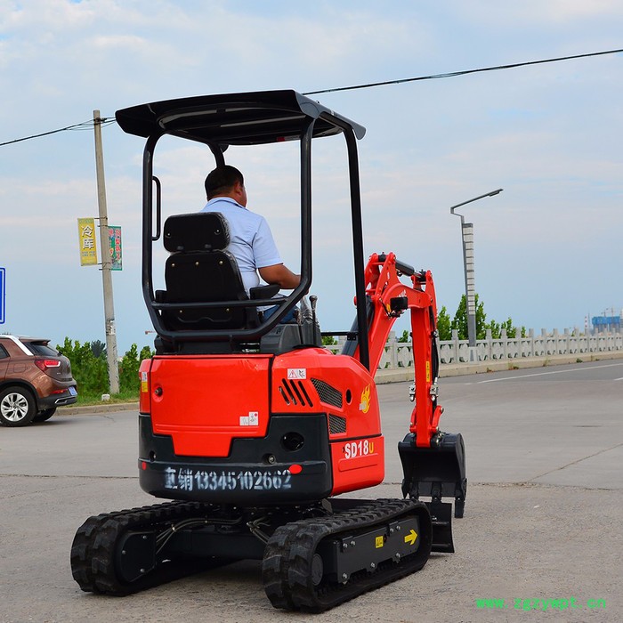 山鼎SD18U小型農用挖掘機 挖藥材用的微型小挖機