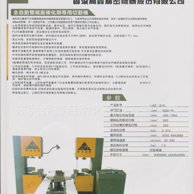 全自動催化劑專用雙端面切割機