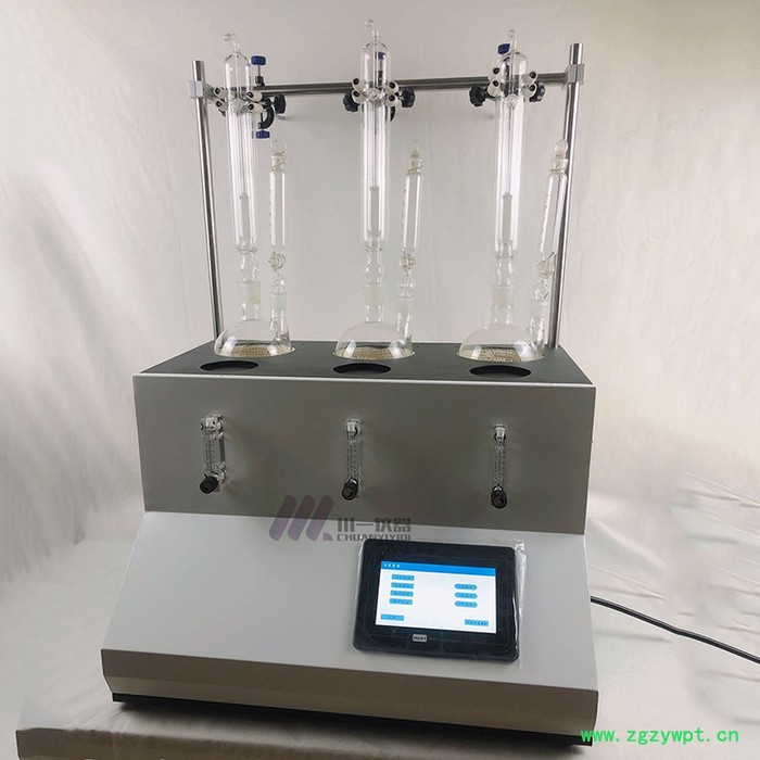 川一儀器CYSO2-3 二氧化硫 6聯(lián)二氧化硫蒸餾儀中藥材氟化物蒸餾器