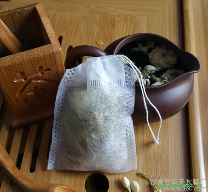 100個15*20空茶包泡茶袋煎藥煲湯袋中藥袋抽線無紡布包郵